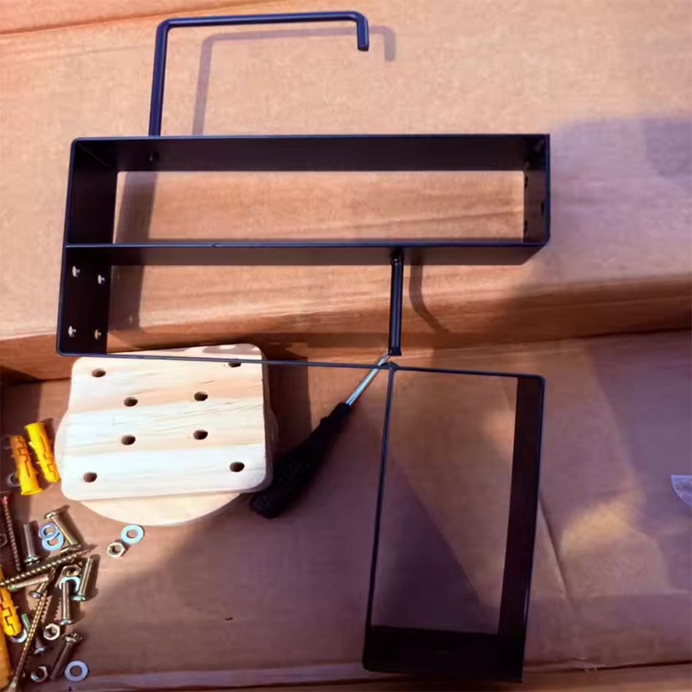 Sports Equipment Organizer Rack - 나무 오토바이 헬멧 홀더 벽걸이형 후크