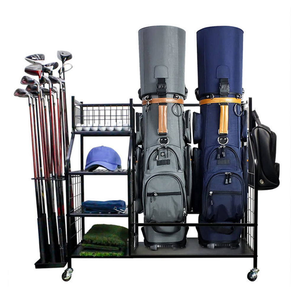 Sports Equipment Organizer Rack - 골프 가방 보관 차고 주최자 랙