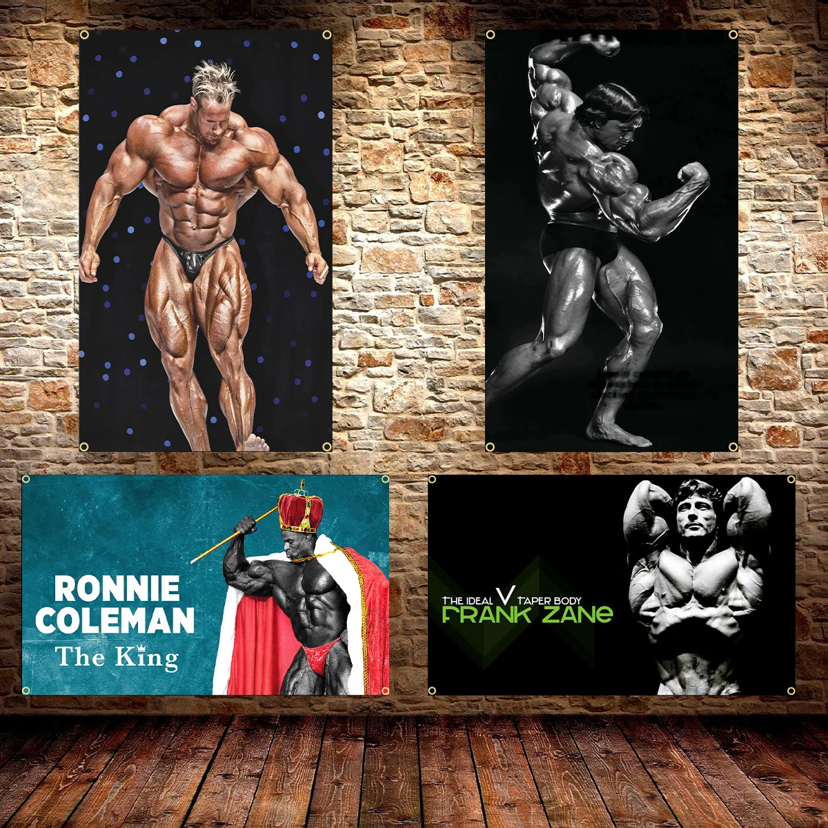 Sports Equipment Poster - 보디빌딩 체육관 깃발 복싱 피트니스 장식