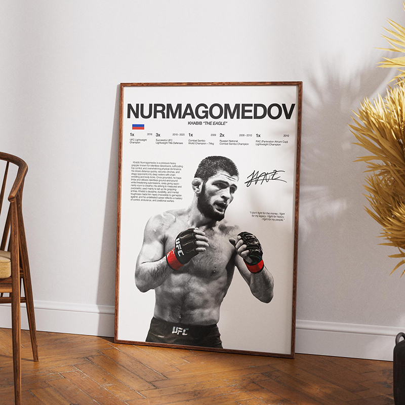 유명한 복싱 전설들의 격투 포스터 프린트 UFC 영감을 - Sports Equipment Poster 리뷰 및 가격