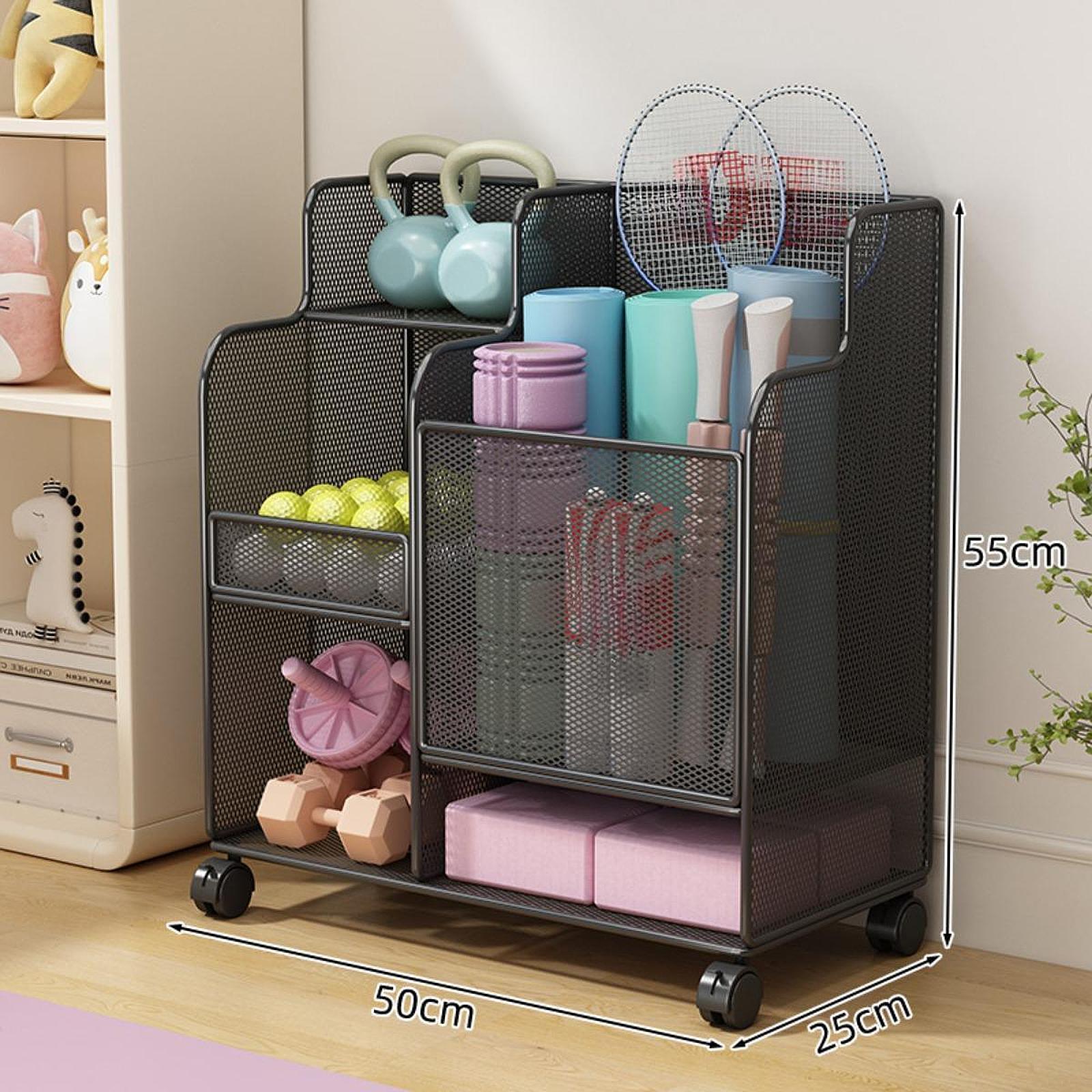바퀴 달린 대용량 스포츠 용품 보관 랙, 요가 용품,  - Sports Equipment Organizer Rack 리뷰 및 가격