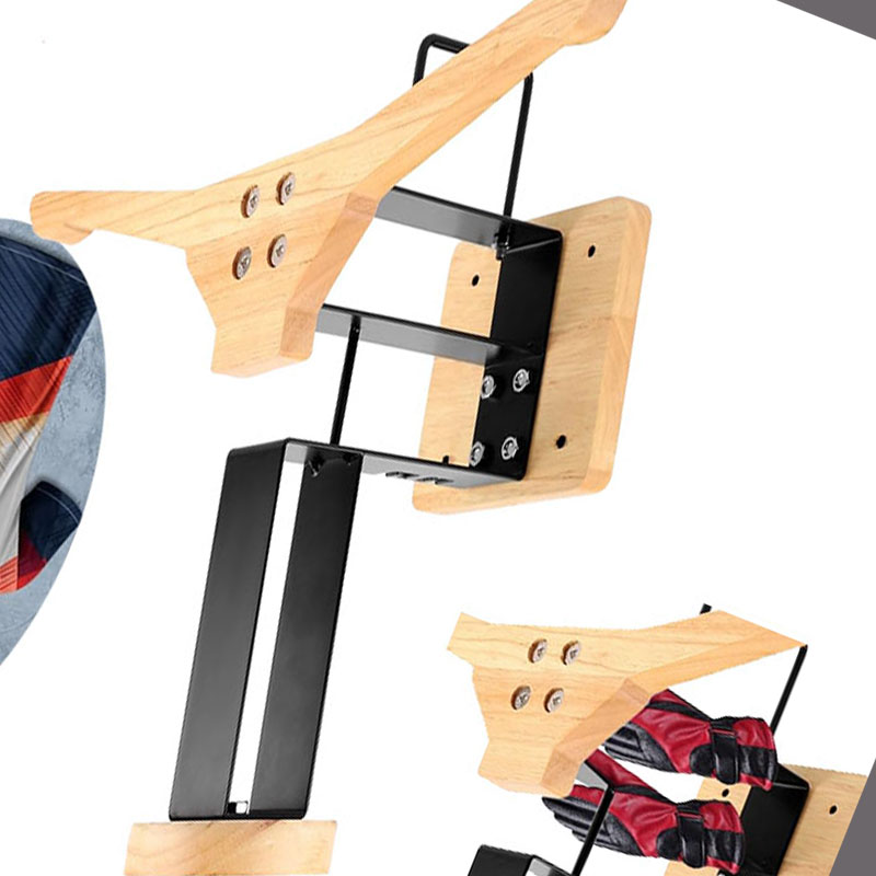나무 오토바이 헬멧 홀더 벽걸이형 후크 디스플레이 랙  - Sports Equipment Organizer Rack 리뷰 및 가격