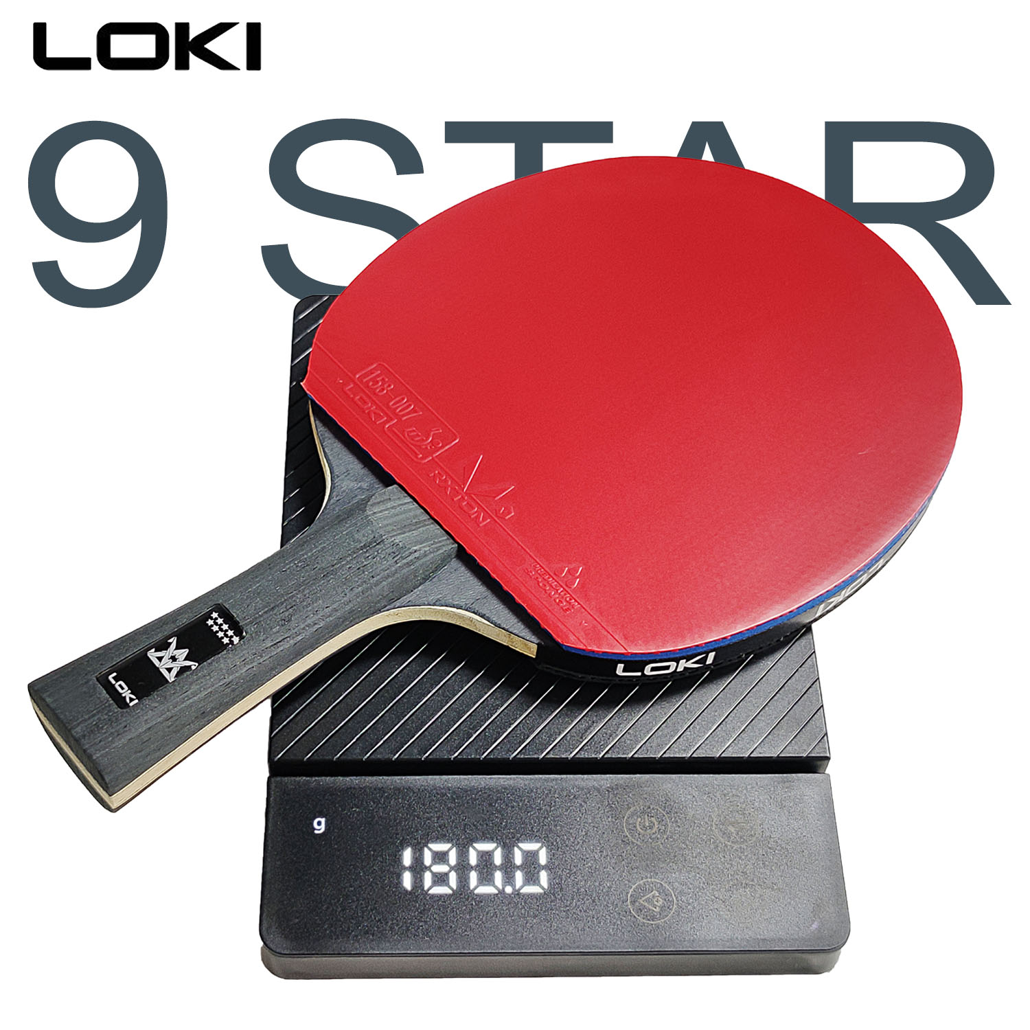 LOKI 9 스타 탁구 라켓 전문 5+2 탄소 탁구 패 - Badminton Racket Carbon 리뷰 및 가격