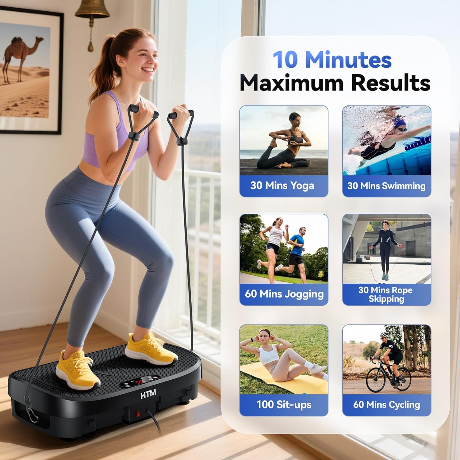 진동 플레이트 지방 연소 피트니스 플랫폼 전신 120단 - Sports Equipment Companies 리뷰 및 가격