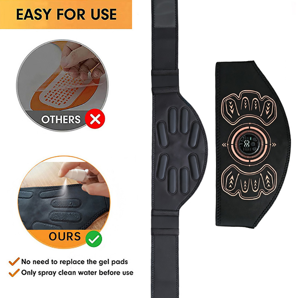 스마트 피트니스 벨트 근육 토너 복근 트레이너 USB  - Sports Equipment Companies 리뷰 및 가격