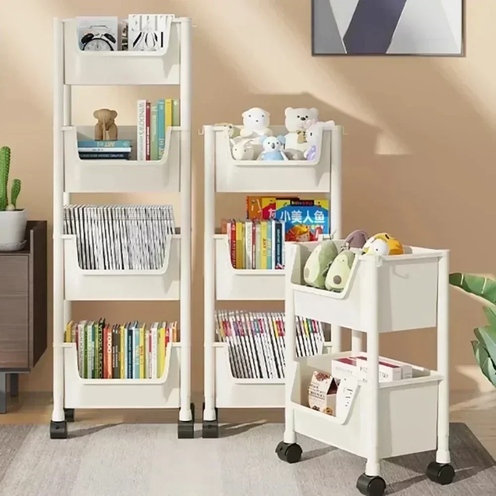 다층 스낵 트롤리 이동식 거실 책장 바퀴 달린 욕실 주 - Sports Equipment Cabinet 리뷰 및 가격
