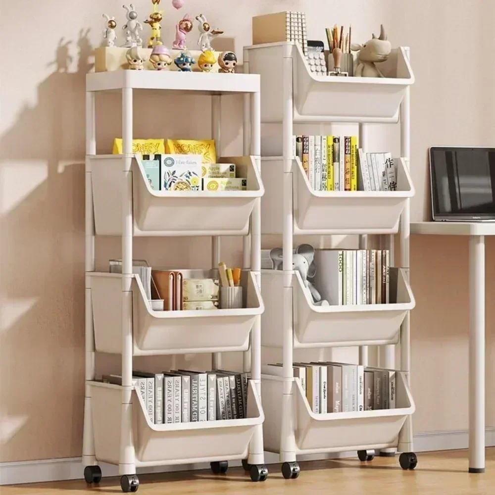 다층 스낵 트롤리 이동식 거실 책장 바퀴 달린 욕실 주 - Sports Equipment Cabinet 리뷰 및 가격