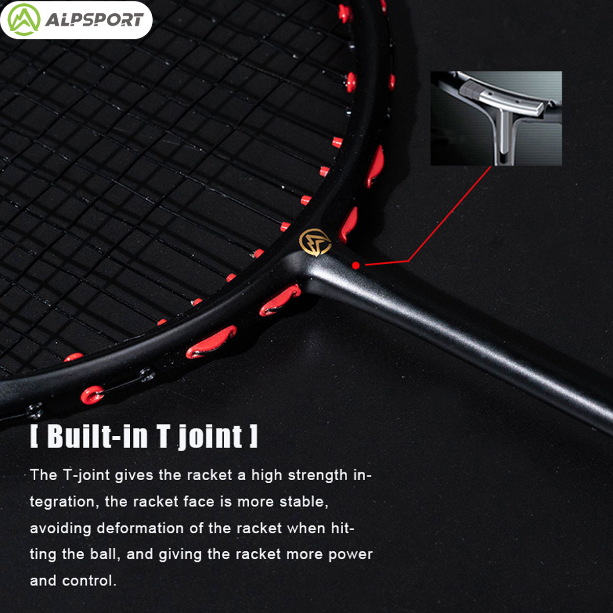 Alpsport MH-V5 5U 75g 법적 원본 최대 - Badminton Racket Carbon 리뷰 및 가격