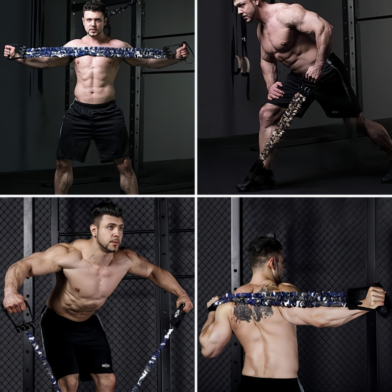 가슴 확장기 저항 밴드 탄성 끌어 오기 밧줄 강도 트레 - Sports Equipment Companies 리뷰 및 가격