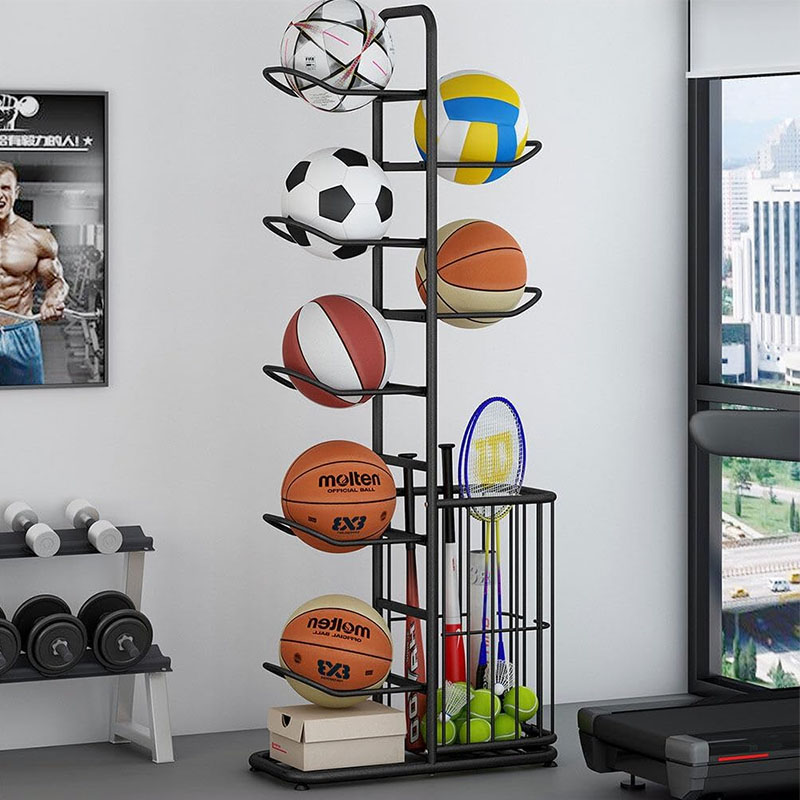 스포츠 공 보관 랙 농구 배드민턴 배구 독립형 스포츠  - Sports Equipment Organizer Rack 리뷰 및 가격