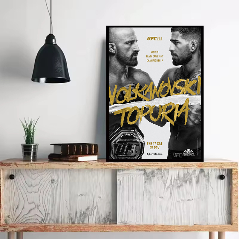 챔피언십 타이틀 파이트 포스터 프린트 클래식 복싱 및  - Sports Equipment Poster 리뷰 및 가격
