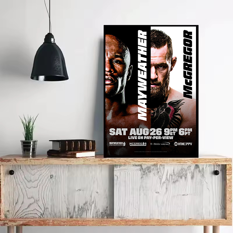 챔피언십 타이틀 파이트 포스터 프린트 클래식 복싱 및  - Sports Equipment Poster 리뷰 및 가격