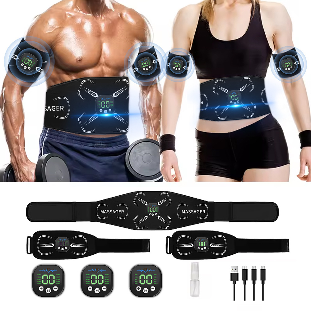 EMS 근육 자극기 복부 트레이너 복근 토너 팔 배 다 - Sports Equipment Companies 리뷰 및 가격