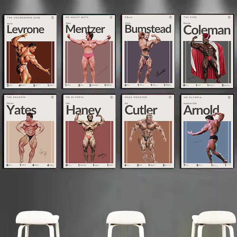 동기 부여 보디 빌더 포스터 Bumstead Colem - Sports Equipment Poster 리뷰 및 가격