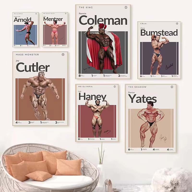 동기 부여 보디 빌더 포스터 Bumstead Colem - Sports Equipment Poster 리뷰 및 가격