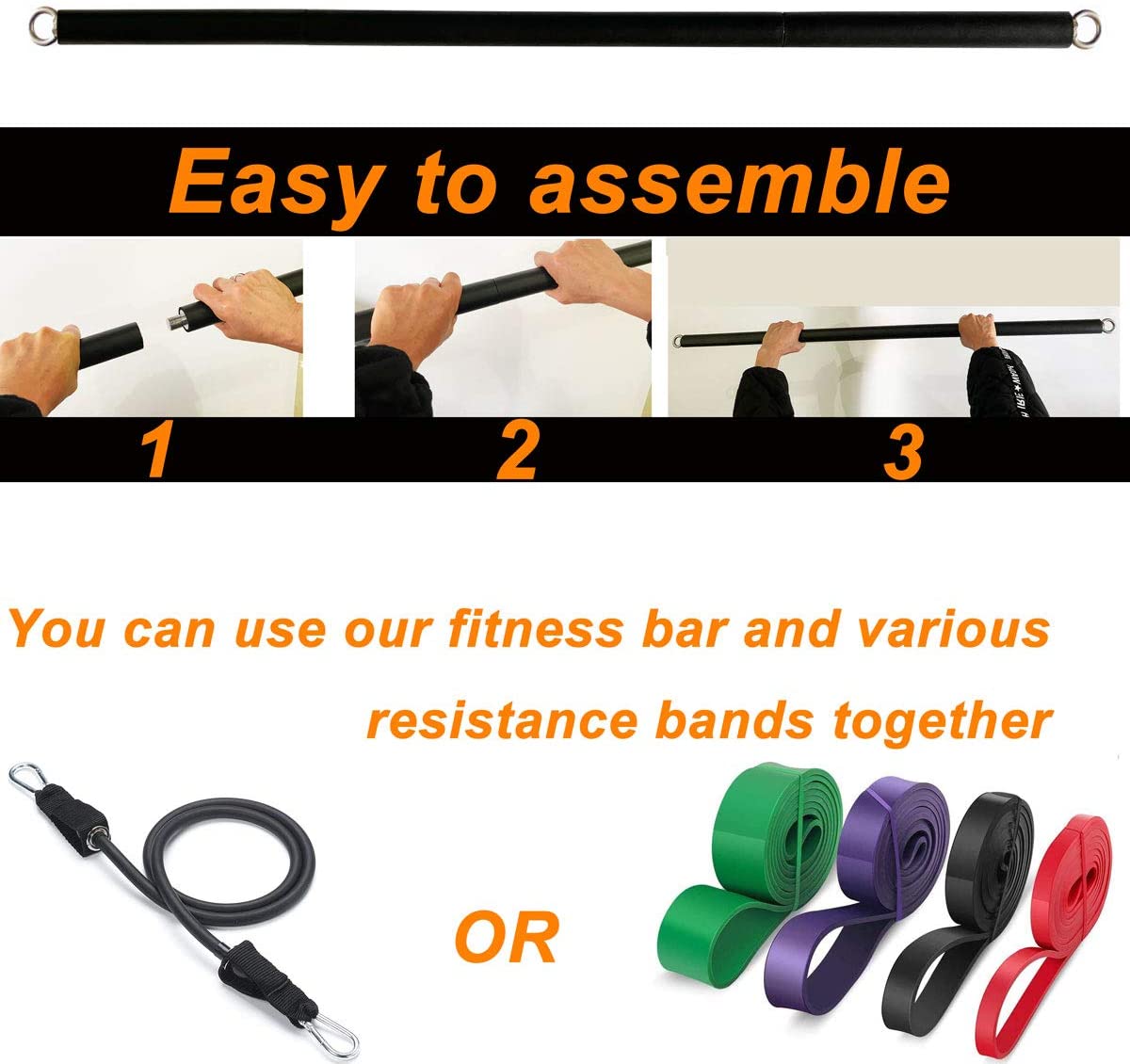 150lb 피트니스 부티 저항 탄성 밴드 운동 훈련 홈 - Sports Equipment Companies 리뷰 및 가격